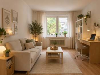 Hell & einladend: gepflegte 2-Zimmer-Wohnung in...