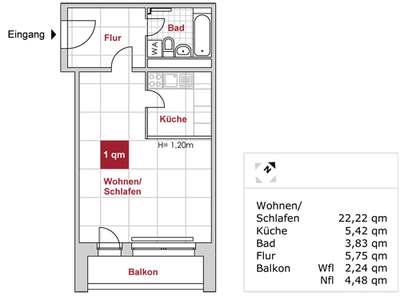 Azubi- und Studentenangebot! Ihre neue 1-Zimmer-Wohnung wartet!