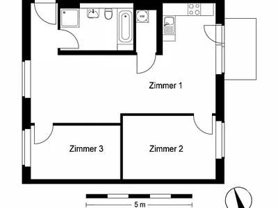 3-Zimmer-Wohnung mit WBS 160 oder WBS 180