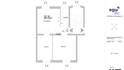 2-Zimmer-Wohnung, Top 190