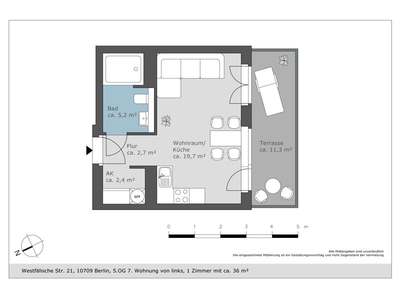 Ihr neues Zuhause: 1-Zimmer-Single-Wohnung