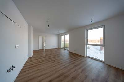 Helle Neubauwohnung im Erstbezug mit Blick ins Grüne / WBS erforderlich (160, 180 und 220%)