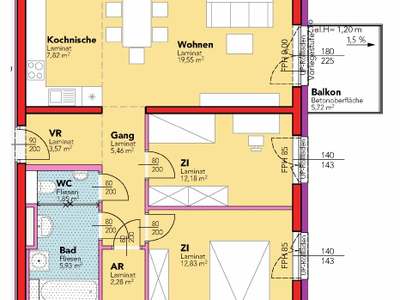 3350 Haag. gefördert | Miete mit Kaufoption | ca. 71 m²