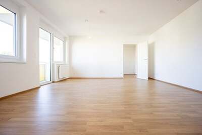 ERSTBEZUG „ein viertel grün“ - Moderne 3-Zimmer-Wohnung mit Balkon, Kellerabteil und Tiefgaragenstellplatz