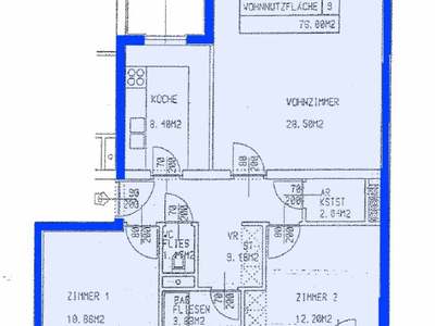 Hadersdorf am Kamp | 3-Zimmer-Mietwohnung im Dachgeschoß | Top 7/9 | 2.OG