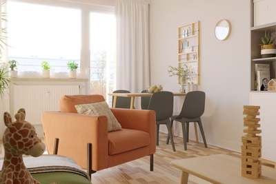 Familienwohnung- der Spielplatz direkt gegenüber!
