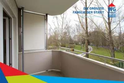2-Zimmer-Wohnung in grüner und doch zentraler Umgebung · frei ab 01.11.2026