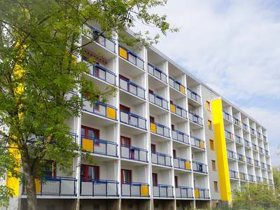 altersgerechte 1 Raum Wohnung mit Balkon und Dusche