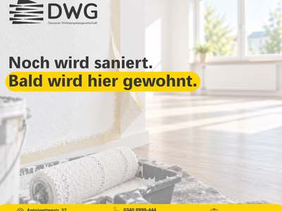 2-Raum-Wohnung mit Balkon im Zentrum · Dessau-Innenstadt/Mitte · Verfügbarkeit: sofort