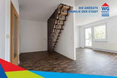 Maisonette mit 4 Zimmer, 2 Bäder und 2 Balkone