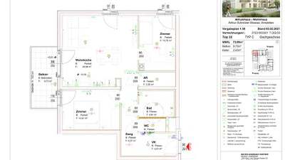 3-Zimmer-Wohnung mit Balkon, Top 33