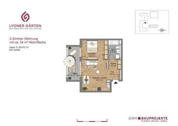 2-Zimmerwohnung im Lyoner-Quartier sucht neuen Bewohner
