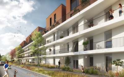 89 Einheiten 30 - 91 m² · Koloniegasse 35, 37, 39, 41, Karl-Morre-Straße 74, 76 · Bezug Oktober 2026 · Miete | freifinanziert