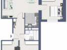 4-Raumwohnung mit Balkon