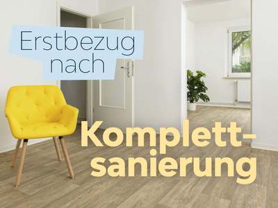 Nicht lange warten! Neu sanierte 2-Zimmer-Wohnung mit Balkon!