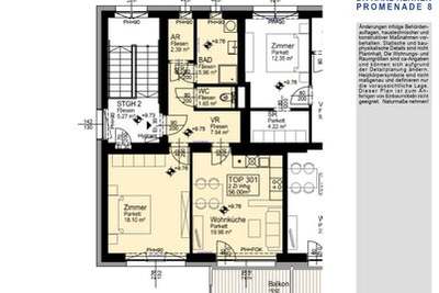 St. Pölten - schöne 2 Zimmerwohnung mit Balkon