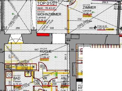 2 Zimmer · 76.62 m² · Top 21 · Johngasse 1/Hainburger Str. 8
