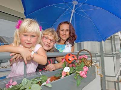 Schöne Erdgeschosswohnung mit Balkon!