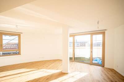 LIST-PELIKAN | NEUWERTIG | hochwertige 2-Zimmer-Wohnung mit Dachterrasse und Einbauküche