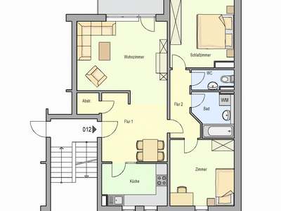 3-Zimmerwohnung in Düsseldorf-Hassels (unrenovierte Übergabe)